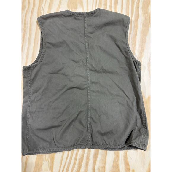 Lauren Ralph Lauren Utility Safari Vest Women’s Small Green Multi-Pocket Zip - Picture 6 of 6